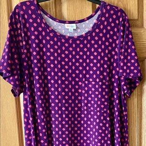 LuLaRoe Carly 2X High-Low Swing Dress